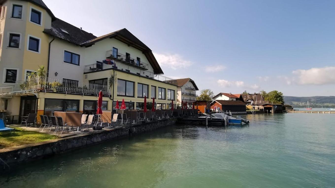 Gasthof Mit Seeterasse & Appartements Zur Landeroith Weyregg Ngoại thất bức ảnh