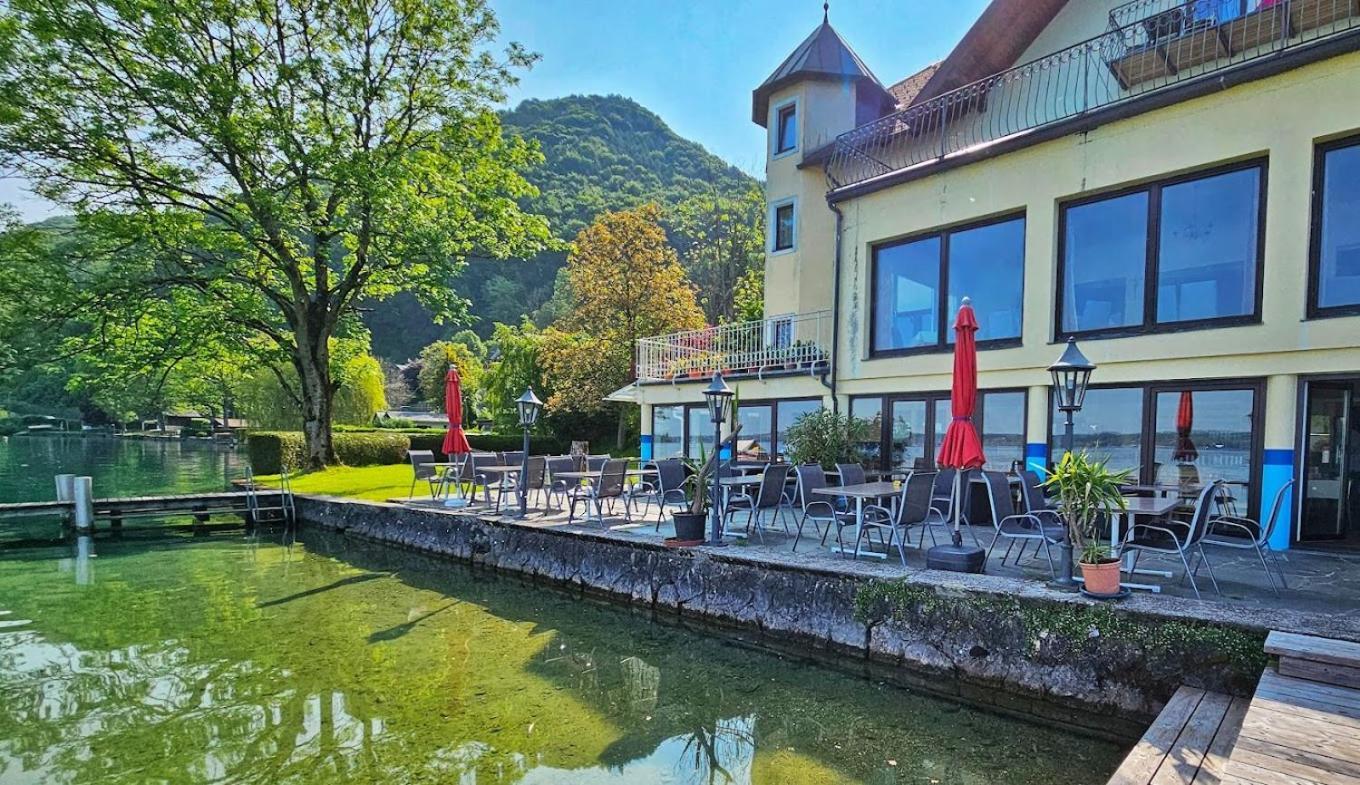 Gasthof Mit Seeterasse & Appartements Zur Landeroith Weyregg Ngoại thất bức ảnh